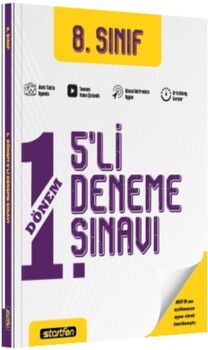 Startfen Yayınları 8. Sınıf LGS 1. Dönem 5 li Genel Deneme
