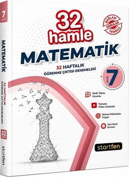 Startfen Yayınları 7. Sınıf Matematik 32 Hamle Kazanım Denemeleri
