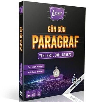 Strateji Yayınları 6. Sınıf Gün Gün Paragraf Soru Bankası