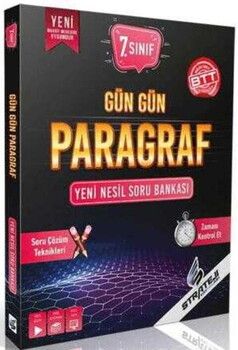 Strateji Yayınları 7. Sınıf Paragraf Gün Gün Soru Bankası
