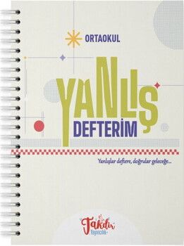 Takdir Yayınları Ortaokul Yanlış Defterim