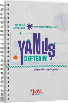 Takdir Yayınları Tüm Öğretim Kademeleri İçin Yanlış Defterim