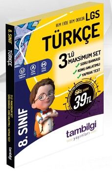 Tambilgi Yayınları 8. Sınıf Türkçe Set