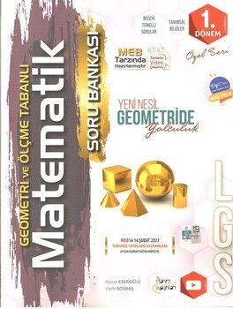 Tanım Yayınları 8. Sınıf LGS Geometri ve Ölçme Tabanlı Matematik Soru Bankası Özel Baskı