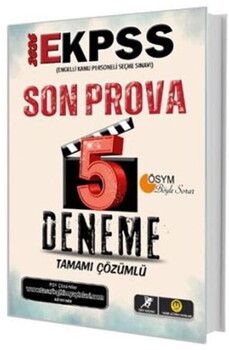 Tasarı Yayınları 2026 E-KPSS Son Prova 5 Çözümlü Deneme