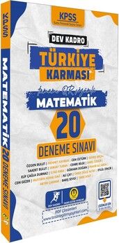 Tasarı Yayınları KPSS Matematik Dev Kadro Türkiye Karması 20 Deneme