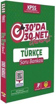 Tasarı Yayınları KPSS Türkçe 30 da 30 Net Garanti Soru Bankası