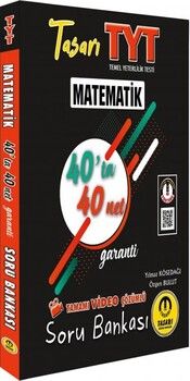 Tasarı Yayınları TYT Matematik 40 ta 40 Net Soru Bankası