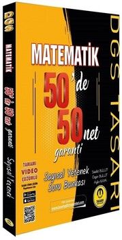 Tasarı Eğitim Yayınları DGS Matematik Sayısal 50 de 50 Net Garanti Soru Bankası