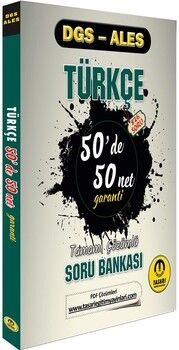 Tasarı Yayınları DGS ALES Türkçe 50 de 50 Net Garanti Soru Bankası