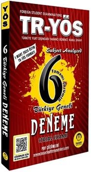 Tasarı Yayınları YÖS Türkiye Geneli 6 Deneme