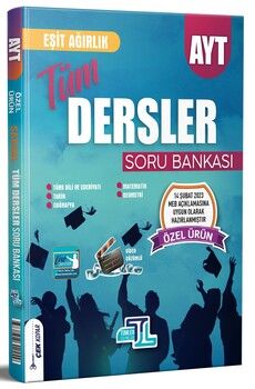 Tümler Yayınları AYT Tüm Dersler Eşit Ağırlık Soru Bankası Özel Baskı