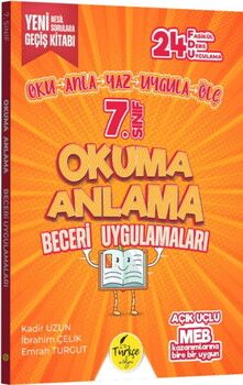 Türkçe Atölyesi 7. ve 8. Sınıflar için 2. Kur Okuma Anlama Beceri Uygulamaları