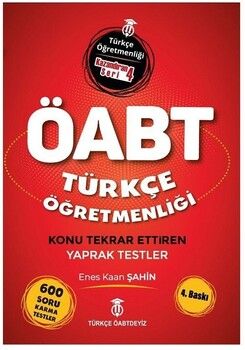 Türkçe Öabtdeyiz ÖABT Türkçe Öğretmenliği Yaprak Testler