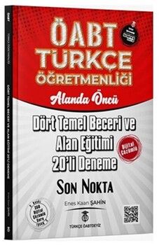 Türkçe Öabtdeyiz ÖABT Türkçe Dört Temel Beceri ve Alan Eğitimi 20 Deneme