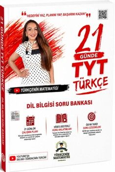 Türkçenin Matematiği TYT Türkçe 21 Günde Dil Bilgisi Soru Bankası
