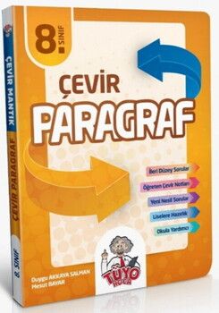 Tüyo Hoca 8. Sınıf Çevir Paragraf Çevir Mantık Soru Bankası