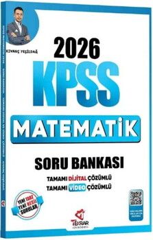 Tekrar Akademi 2026 KPSS Matematik Soru Bankası