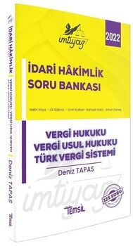 Temsil İMTİYAZ İdari Hakimlik Vergi Hukuku Vergi Usul Hukuku Türk Vergi Sistemi Soru Bankası