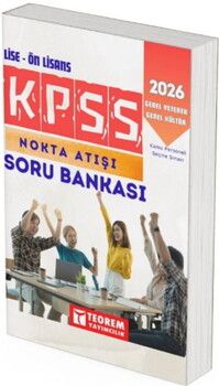 Teorem Yayınları 2026 KPSS Lise Ön Lisans Nokta Atışı Soru Bankası
