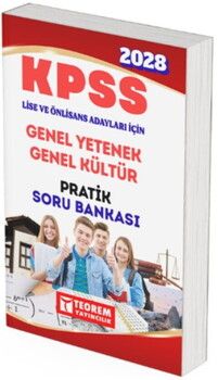 Teorem Yayınları 2028 KPSS Lise Önlisans Pratik Soru Bankası