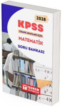 Teorem Yayınları 2028 KPSS Lisans Matematik Soru Bankası