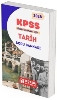 Teorem Yayınları 2028 KPSS Lisans Tarih Soru Bankası