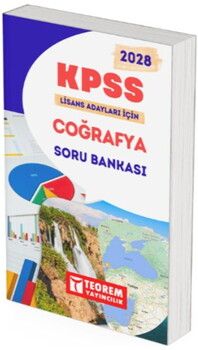 Teorem Yayınları 2028 KPSS Lisans Coğrafya Soru Bankası
