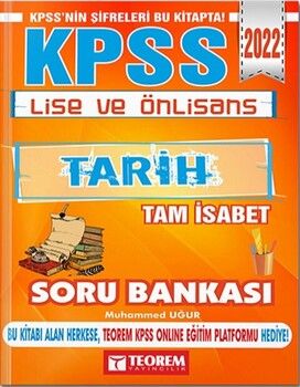 Teorem Yayınları 2022 KPSS Lisans Adayları İçin Sıra Dışı Türkçe Soru Bankası