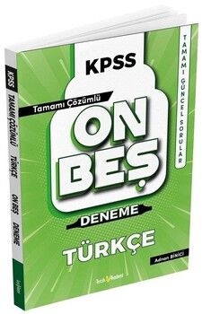 Tercih Akademi KPSS Türkçe 15 Deneme