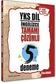 Tercih Akademi Yayınları YKSDİL İngilizce Tamamı Çözümlü 5 Deneme