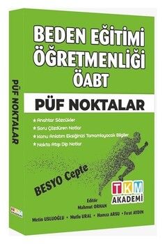 TKM Akademi ÖABT Beden Eğitimi Öğretmenliği Püf Noktalar Ders Notları