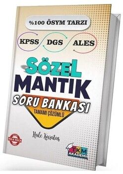 TKM Akademi KPSS DGS ALES Sözel Mantık Soru Bankası