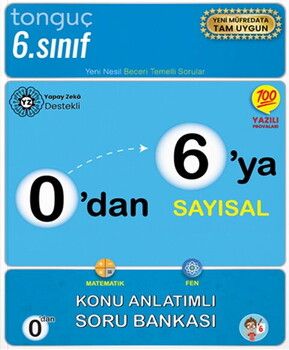 Tonguç Akademi 0 dan 6 ya Sayısal Konu Anlatımlı Soru Bankası