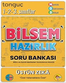Tonguç Akademi 1. 2. ve 3. Sınıflar İçin Bilsem Hazırlık Soru Bankası