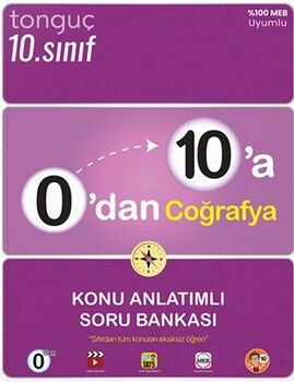 Tonguç Akademi 10. Sınıf 0 dan 10 a Coğrafya Konu Anlatımlı Soru Bankası