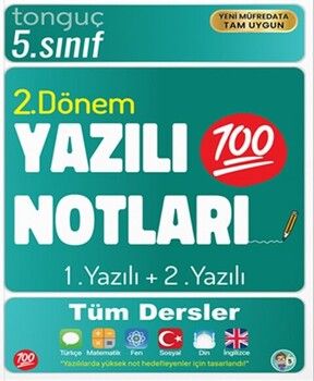 Tonguç Akademi 5. Sınıf Yazılı Notları 2. Dönem 1 ve 2. Yazılı