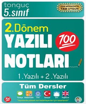 Tonguç Akademi 5. Sınıf Yazılı Notları 2. Dönem 1 ve 2. Yazılı