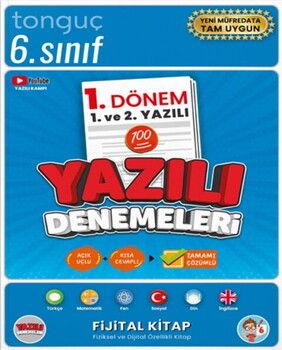 Tonguç Akademi 6. Sınıf Yazılı Denemeleri 1. Dönem ve 2. Yazılı