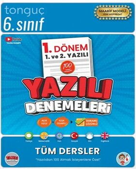 Tonguç Akademi 6. Sınıf Yazılı Notları 1. Dönem 1 ve 2. Yazılı