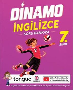 Tonguç Akademi 7. Sınıf Dinamo İngilizce Soru Bankası