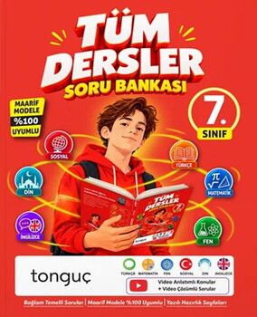Tonguç Akademi 7. Sınıf Tüm Dersler Soru Bankası