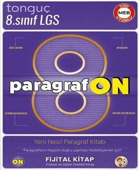 Tonguç Akademi 8. Sınıf LGS ParagrafON Soru Bankası