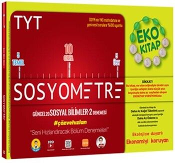 Tonguç Akademi TYT Sosyometre Eko 20 Deneme