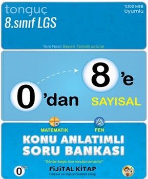 Tonguç Akademi 0 dan 8 e Sayısal Konu Anlatımlı Soru Bankası
