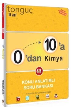 Tonguç Akademi 0 dan 10 a Kimya Konu Anlatımlı Soru Bankası