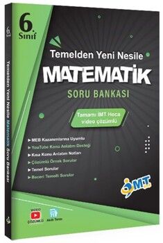 Tonguç Akademi 6. Sınıf İMT Matematik Temelden Yeni Nesile Soru Bankası