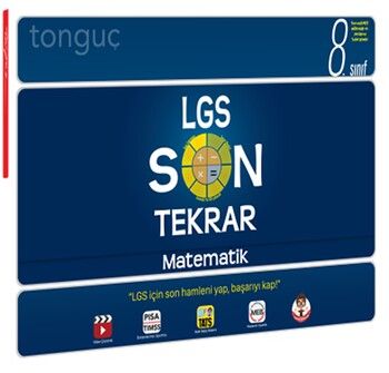 Tonguç Akademi 8. Sınıf LGS Matematik Son Tekrar