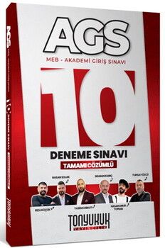 Tonyukuk Yayıncılık MEB AGS Tamamı Çözümlü 10 Deneme Sınavı