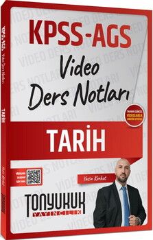 Tonyukuk Yayıncılık KPSS AGS Tarih Video Ders Notları